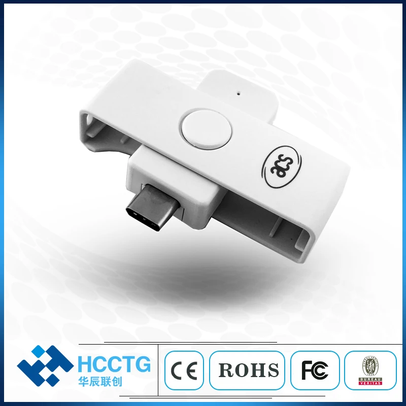 ACR39U-NF Contacto IC Chip de Tipo C Lector de Tarjetas Inteligentes de Apoyo IOS7816 con conexión SDK 0