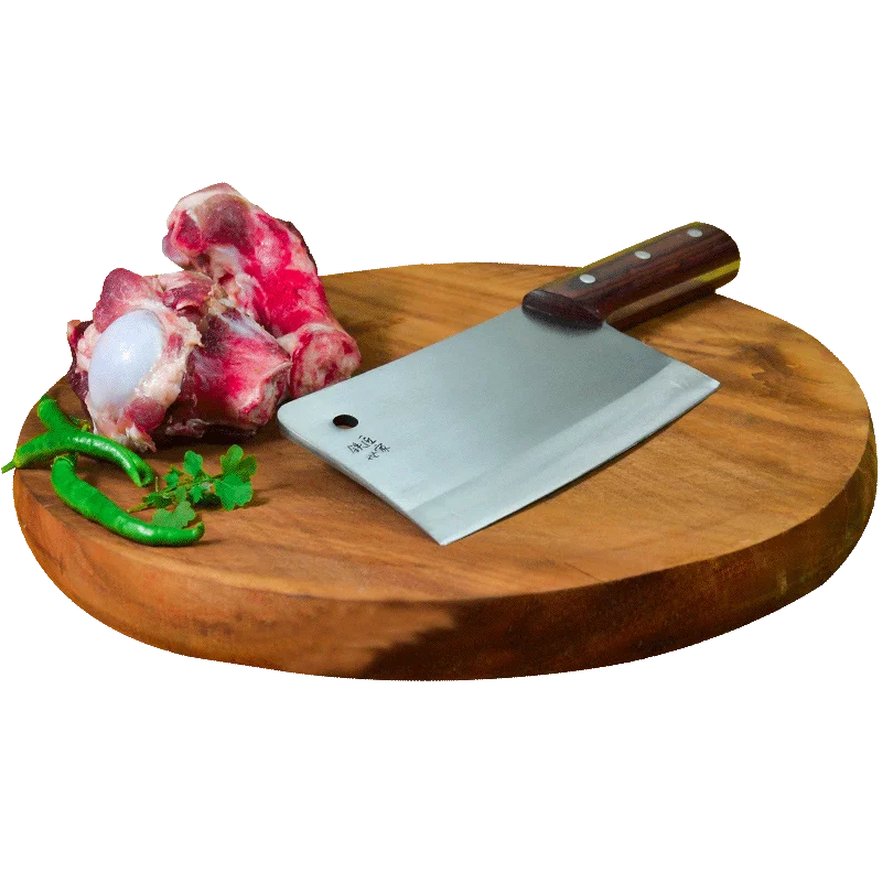 Chef picar cuchillo de acero Inoxidable forjado hecho a mano cuchillos de cocina china cuchillo de carnicero cuchillo de picar carne hueso cuchillo кухонные ножи 0