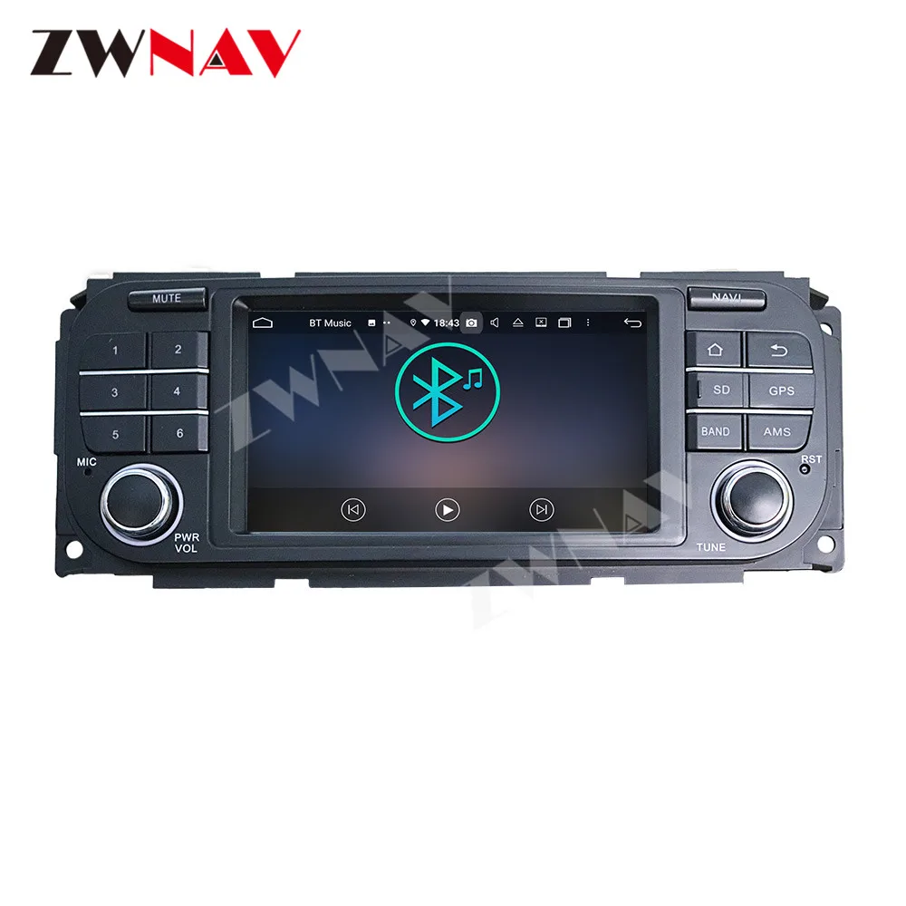 Carplay 4+128 GB Pantalla de Android Para Jeep Grand Cherokee 1999 2000 2001 2002 2003 2004 GPS Reproductor de Audio Auto de la Radio Estéreo de la Unidad principal 0