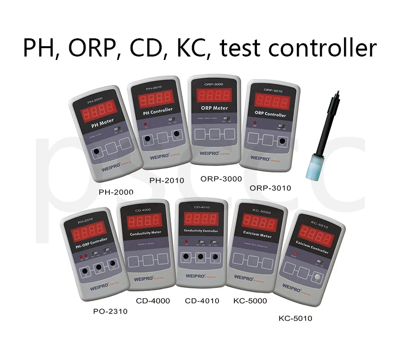 WEIPRO PH2000 pH largo plazo monitor de PH de lápiz de prueba de PH de la pluma 0
