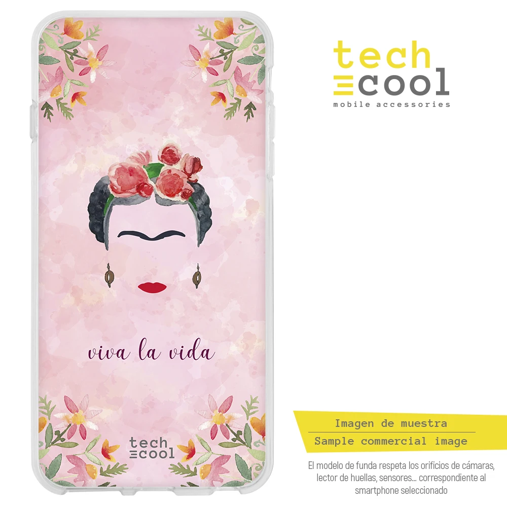 FunnyTech®funda de Silicona para el Iphone XR l Frida fondo rosa personajes diseños de ilustraciones 2 0