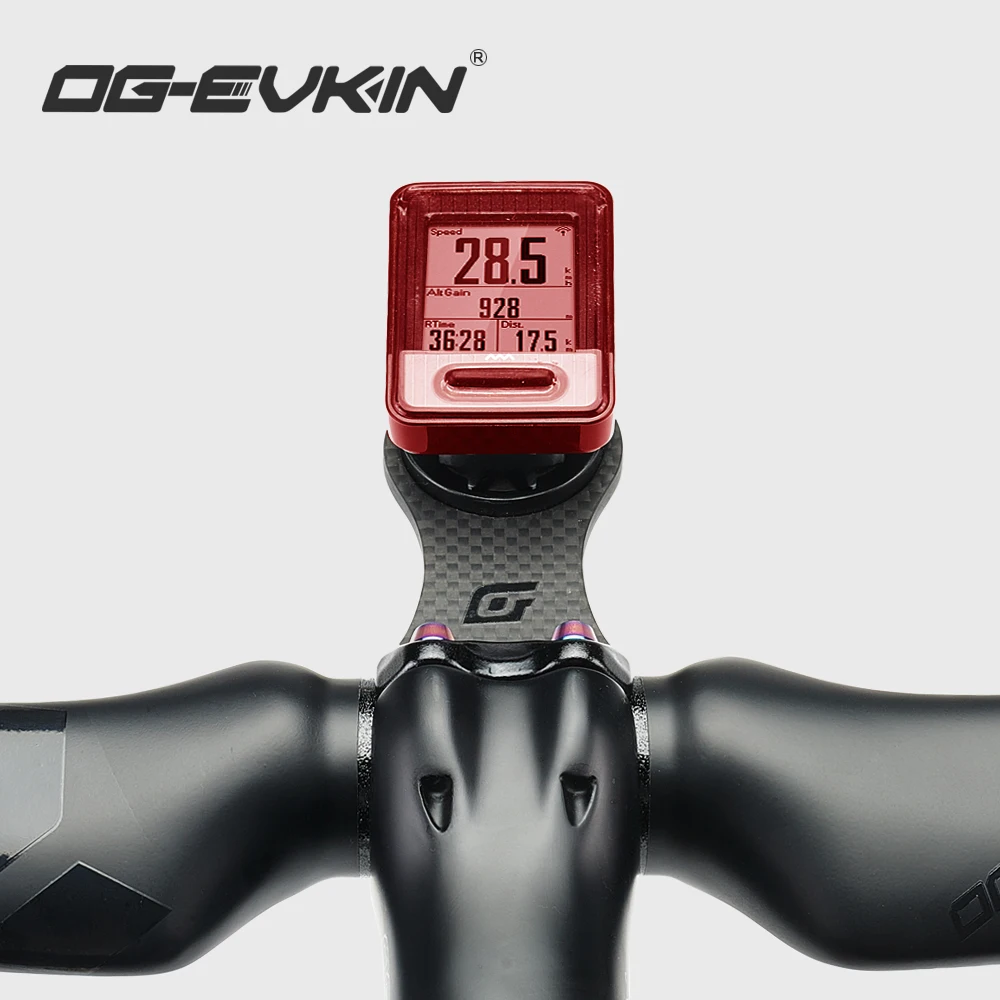 OG-EVKIN CM-02 Bicicleta de la Extensión del Tallo de Carbono Equipo de Montaje Tabla de códigos de Rack Para GPS de Bicicletas, Ordenador/Cámara/de la Luz de Accesorios de Bicicletas 0