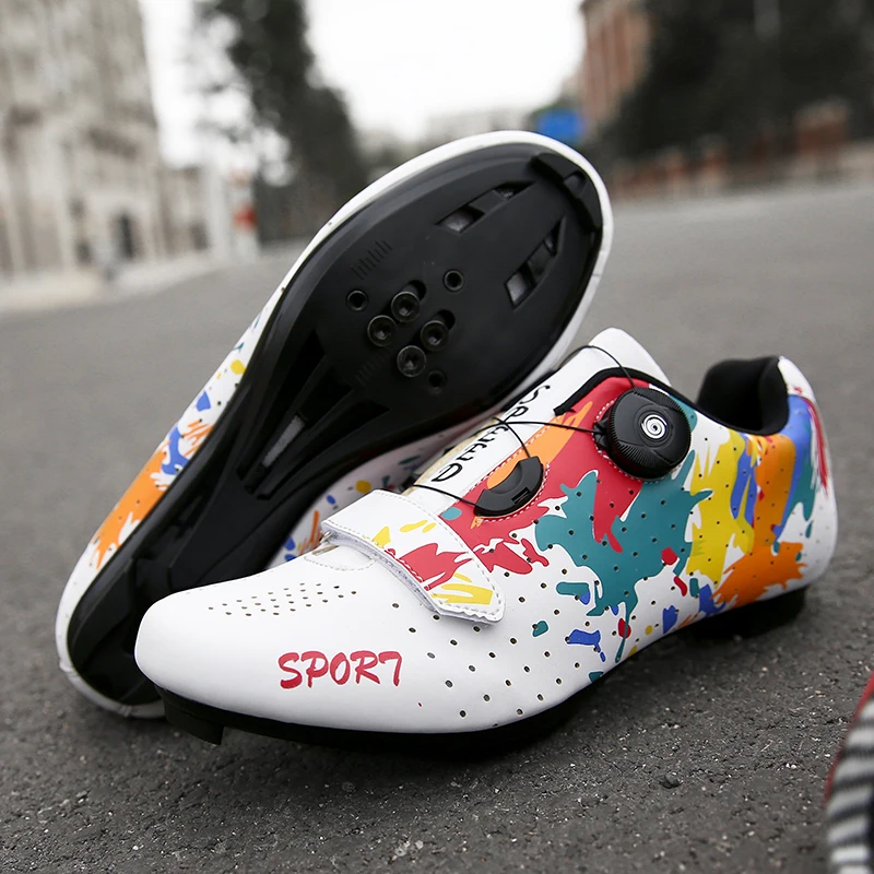 2020 nuevos zapatos de bicicleta de los hombres de los deportes de montaña bicicleta de zapatillas de deporte profesional de carretera de montaña de zapatos de bicicleta de triatlón Sapatilha Ciclismo de 36 a 48# 0