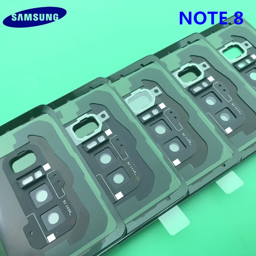 Original NUEVO Samsung Galaxy Note8 de la Nota 8 de la Espalda Cubierta de la Batería en 3D de Cristal de la Tapa de la Carcasa para nokia N950 Puerta Trasera Caso de Reemplazo 0