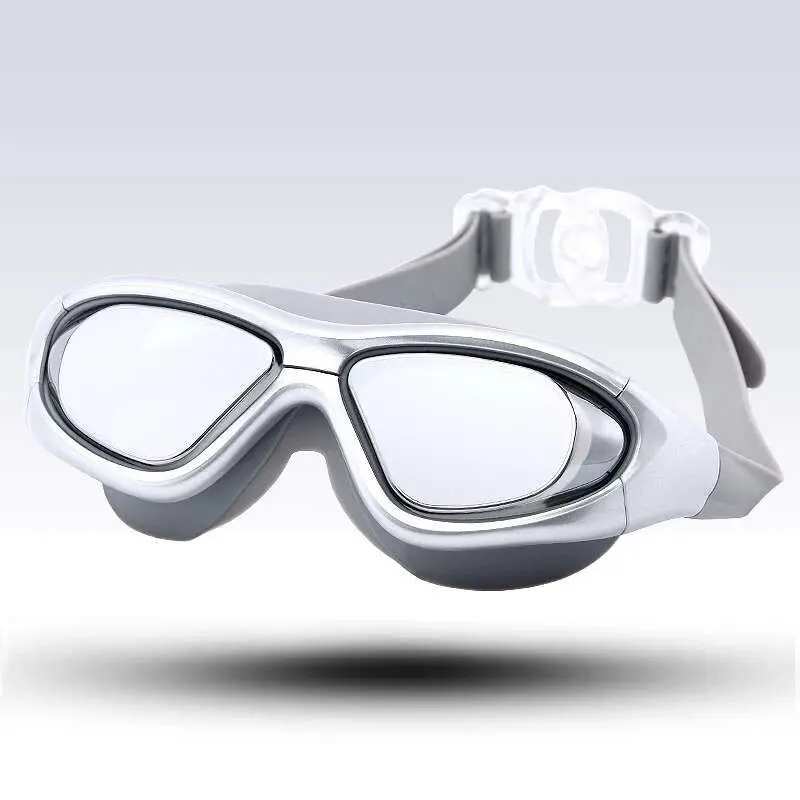 Adultos Natación Gafas de Miopía Profesional Anti Niebla de Dioptrías Impermeable baño de arena de Gafas de Gafas de natacion Óptica máscaras de Buceo 0