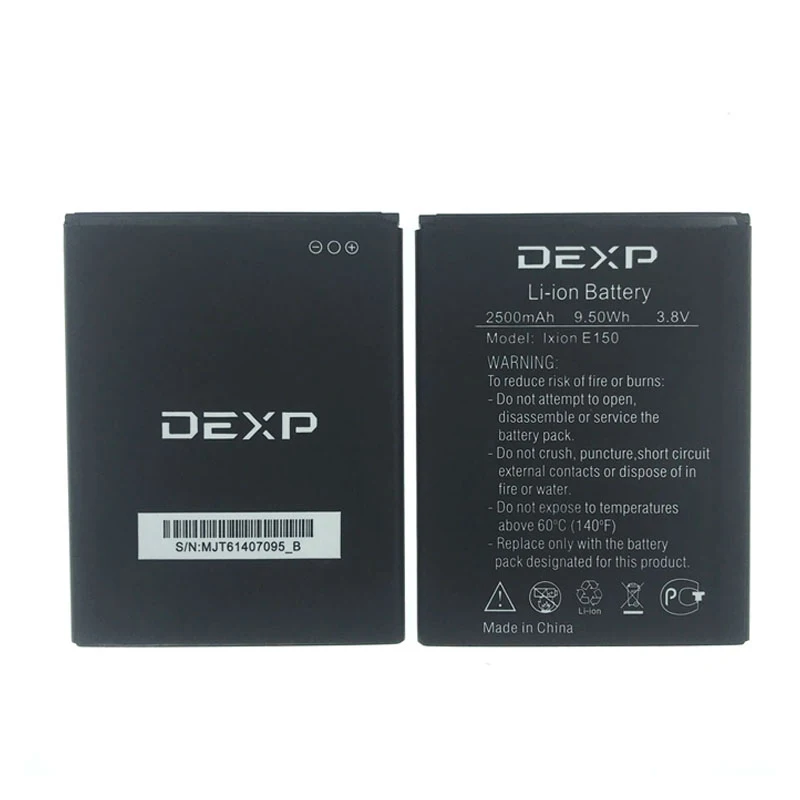 En Stock NUEVA Batería de 2500mAh Para DEXP Ixion E150 Alma Celular Bateria + Número de Seguimiento 0