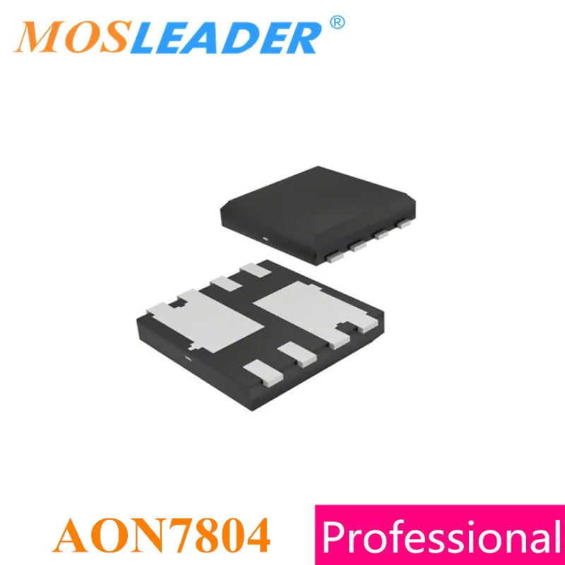 Mosleader AON7804 DFN3X3 100PCS 500PCS 1000PCS Doble Canal N 30V 22A Chino Original de Alta calidad 0