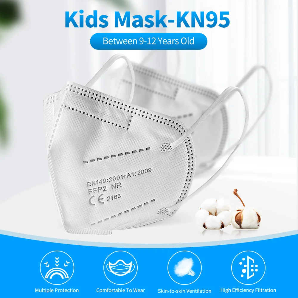 Mascarillas FFP2 KN95 Máscara de Niños De 5 Capas KN95 Mascarilla Para Niños Máscara Protectora KN95 Niños ffp2mask Masque Enfant 0