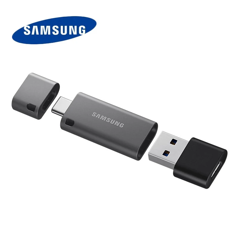 SAMSUNG Unidad Flash USB de 256 gb 128 gb 64 gb 32 g de Metal de Doble Puerto de la Impulsión de la Pluma USB3.1 Tipo C Tipo A Un Lápiz De Memoria Del Dispositivo De Almacenamiento De Disco De U 0