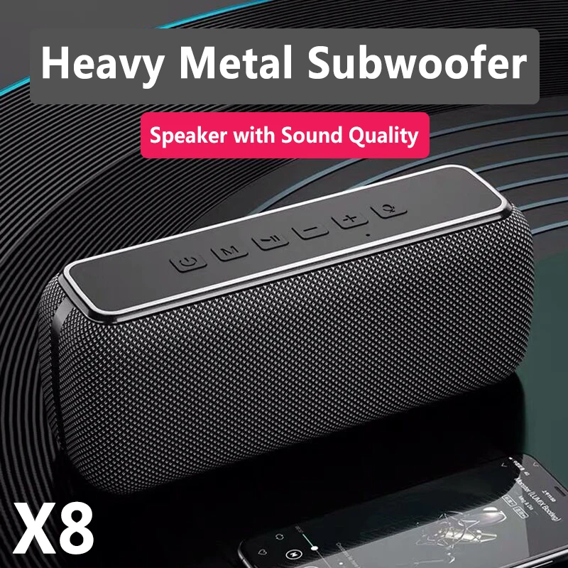 XDOBO X8 IPX5 portátil Impermeable de la columna de super bass de Alta potencia de 60W altavoz Bluetooth DSP subwoofer en el centro de música de sonido de la barra de 0