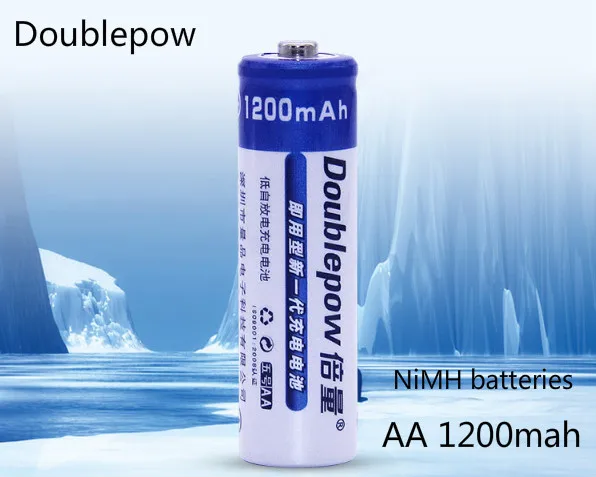 Doublrpow AA 1200 mah de la batería recargable control remoto del ratón del ratón pilas AA NiMH, batería 0