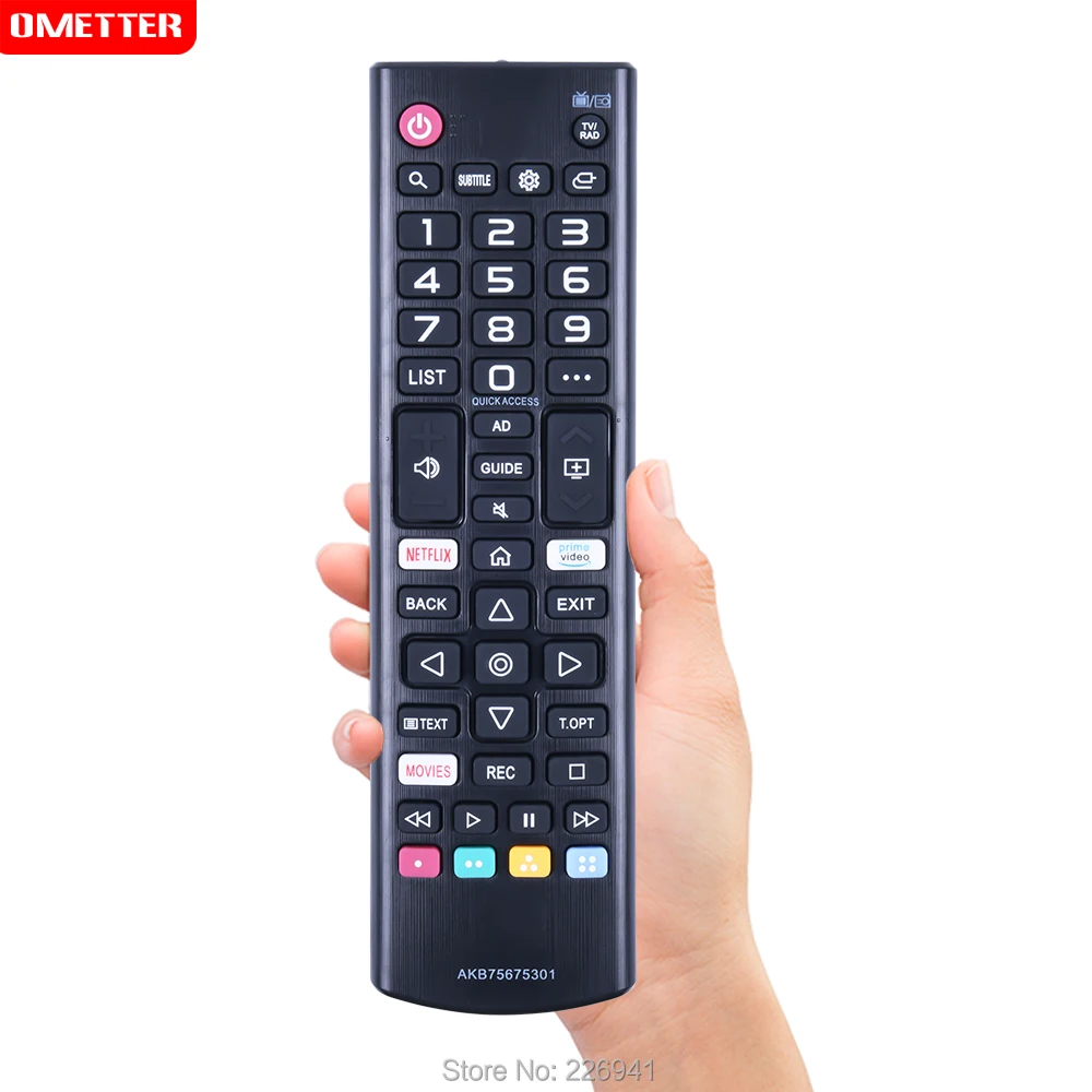 AKB75675301 remoto control remoto controlller uso Para LG TV 2019 Fernbedienung con netflix /Primer Aplicaciones de Vídeo 0