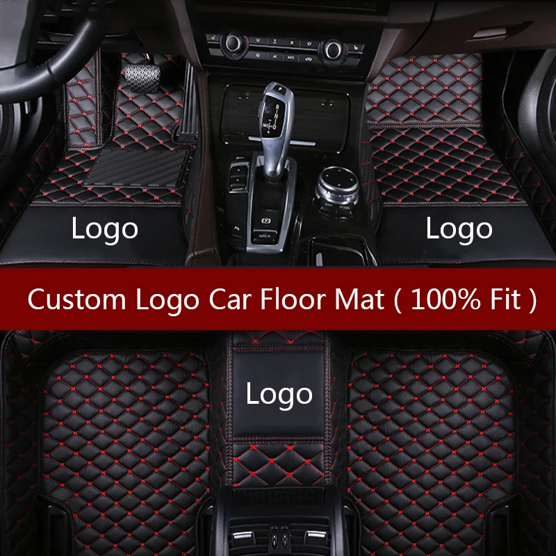 Flash mat Logotipo de coche alfombras de piso para Ford escort fiesta mondeo Enfoque Fiesta Borde Explorador de Tauro S-MAX F150 Everest mustang esteras 0