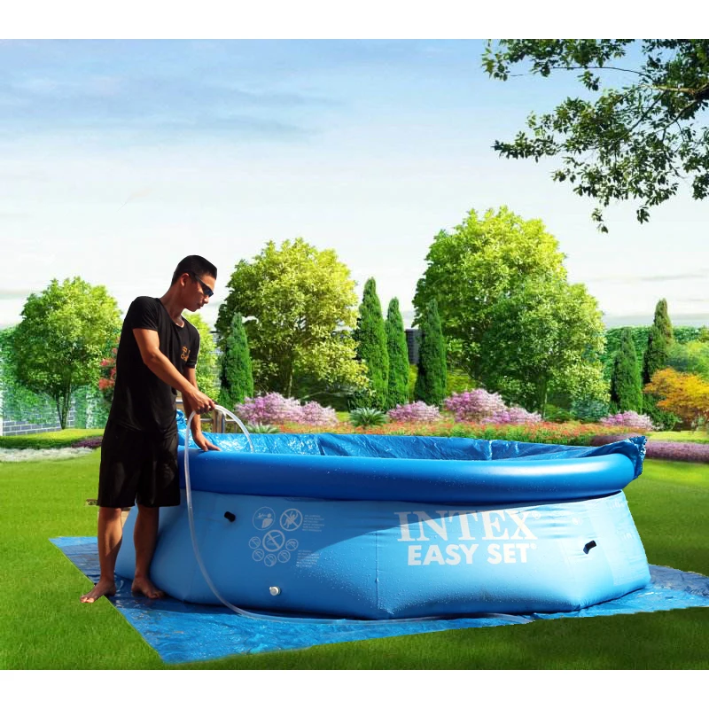 10 pies de 305cm al aire libre infantil de verano, piscina de adultos piscina inflable gigante de la familia de jardín juego del agua de la piscina de los niños piscine 0