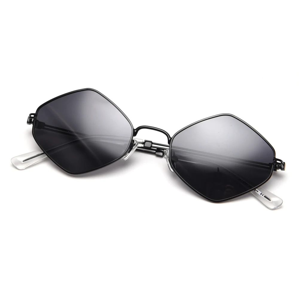 Peekaboo pequeño rombo de gafas de sol de los hombres polarizada 2020 retro de las mujeres gafas de sol masculinas marco de metal rojo negro uv400 de alta calidad 0