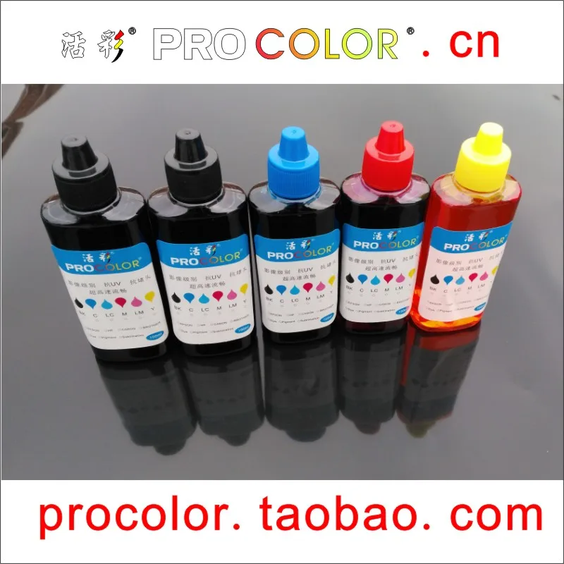 WELCOLOR 470 PGI-470 tinta de Pigmento 471 Tinte kit de recarga de tinta para Canon PIXMA MG5740 MG6840 MG 5740 6840 TS5040 TS6040 impresora de inyección de tinta 0