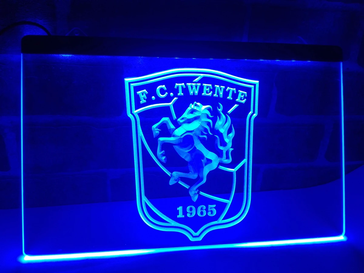 ZH001r - FC Twente Enschede Eredivisie de Fútbol LED, Señal de Neón 0