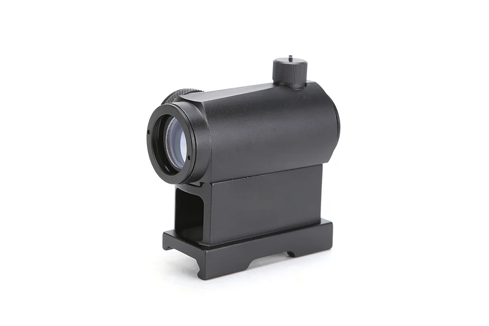 Mini 1X24 Rifescope Vista del Rojo, el Verde de Punto de Vista Con el Lanzamiento Rápido Iluminado Óptica Alcance de 20mm Rali de Montaje Para la Caza 0