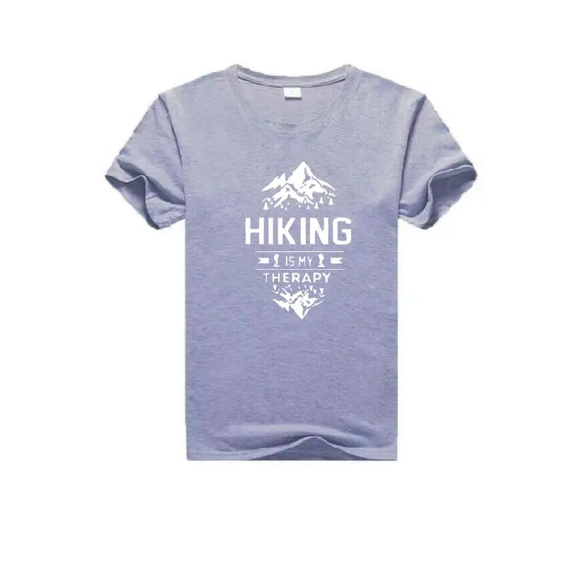 Camiseta de las Mujeres de Las Montañas Están Llamando y debo Ir de Hipster Mujeres Lema de la Camiseta de la Camisa de las Señoras de Harajuku Divertida Camiseta Tops 0