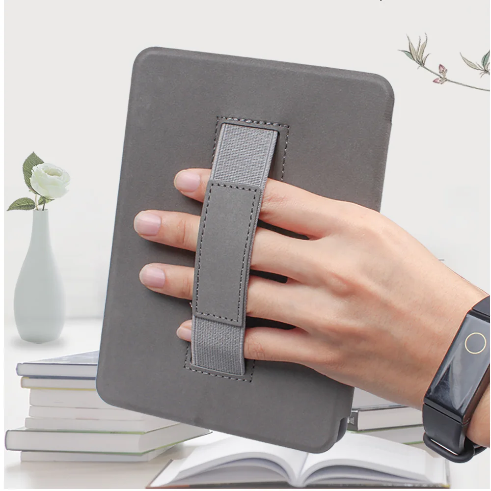 PU funda de cuero Para Kindle Paperwhite 4 Caso PQ94WIF Ultra Slim Smart Cover Para el Kindle Paperwhite de 2018 10 de la Generación de Caso 0