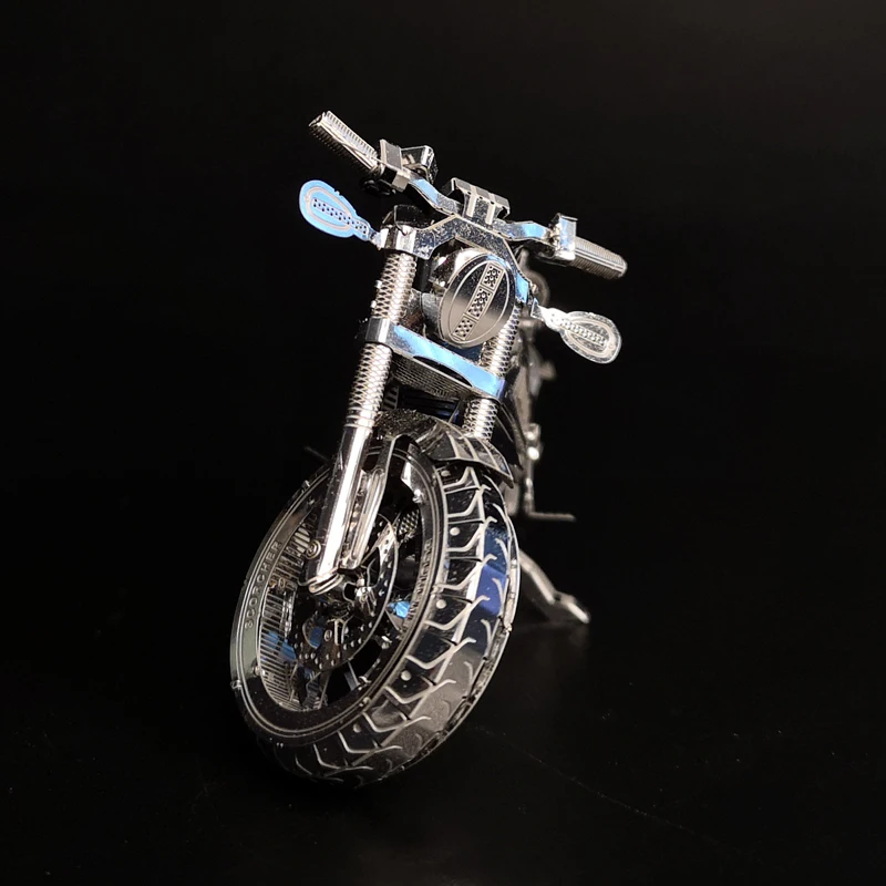 3D de Metal modelo de Ensamblaje de rompecabezas de rompecabezas del VENGADOR de la MOTOCICLETA de los Adultos juguetes hechos a Mano 1:16 2 hojas de regalos para Niños 0