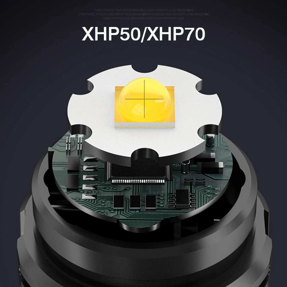 Táctica de la Antorcha de la Linterna de Led xhp70.2 Potente batería Recargable 18650 de Caza mini Militar Linterna USB Lámpara de Mano xhp50 Lanterna 0