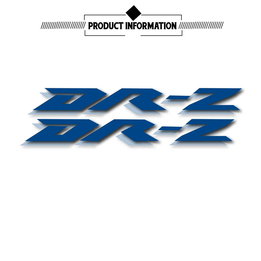 Nueva motocicleta de la bicicleta tanque de combustible de la etiqueta engomada de la rueda de casco de MOTO impermeable logo reflectante para suzuki drz dr-z dr z DR-Z 0
