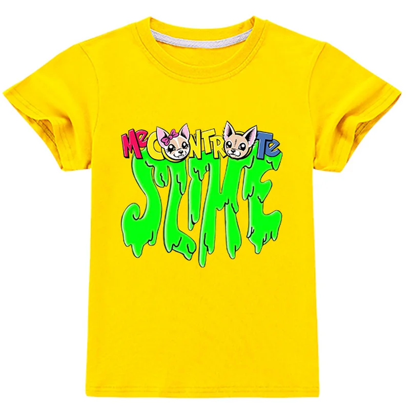 Nueva Camiseta de Chicos de 3 a 14 años Me Contro Te la Historieta de la Moda Sudadera de Algodón Sudadera de Niños Camisetas Cortas de los Niños Ropa de Verano 0