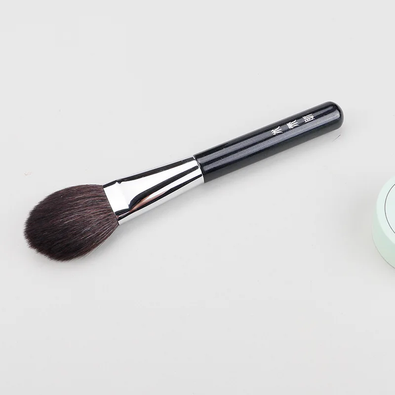 1Pcs de Alta calidad maquillaje facial cepillo Blush powder brush de la Mezcla de pila Multifuncional de maquillaje herramientas de Maquiagem tubo de Cobre 0