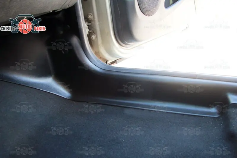 El umbral de corte la alfombra para el Renault Duster 2010-2018 interior alféizar de paso de la placa de recorte de la protección de la alfombra accesorios de coches estilo de decoración 0