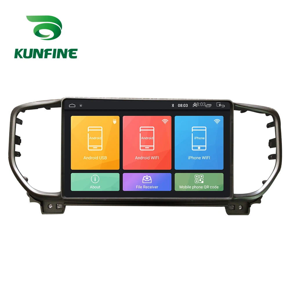 La Radio del coche Para KIA KX5 Sportage 2016-2018 Octa Core Android 10.0 Coche DVD GPS de Navegación Reproductor de Deckless Estéreo del Coche unidad central de wifi 0