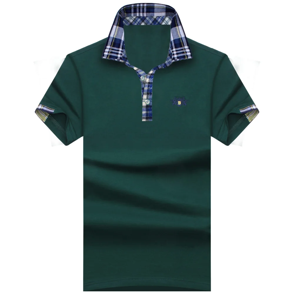 SHABIQI NUEVA 2019 Hombres de la Marca de la Camisa de Polo De los Hombres del Diseñador de camisetas tipo polo de los Hombres de Algodón de Manga Corta camiseta de Marcas de camisetas de Talla Plus S-10XL 0
