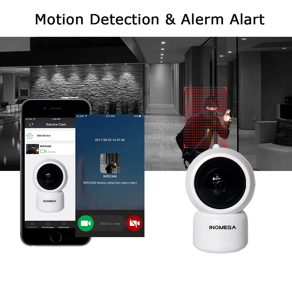INQMEGA 1080P Nube Cámara IP Inalámbrica Inteligente de Seguimiento Automático De los Humanos de la Casa de la Vigilancia de la Seguridad del CCTV de la Red de Mini Wifi Cam 0