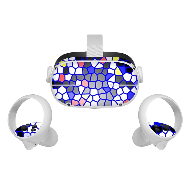 Etiqueta Engomada de la piel para oculus Quest 2 Auriculares de Realidad Virtual Decoración Calcomanías 1XCB 0