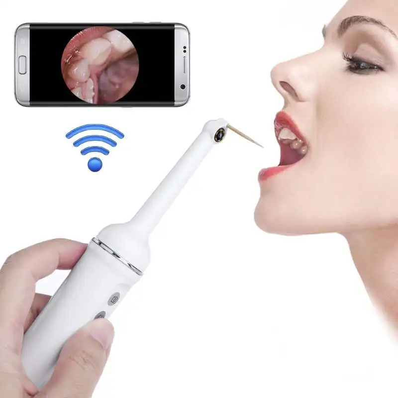 Visual HD Dental Endoscopio WiFi Endoscopia para el Adulto y el Niño cámara de inspección Dentista Oral de Vídeo en tiempo Real Herramienta Dental 0