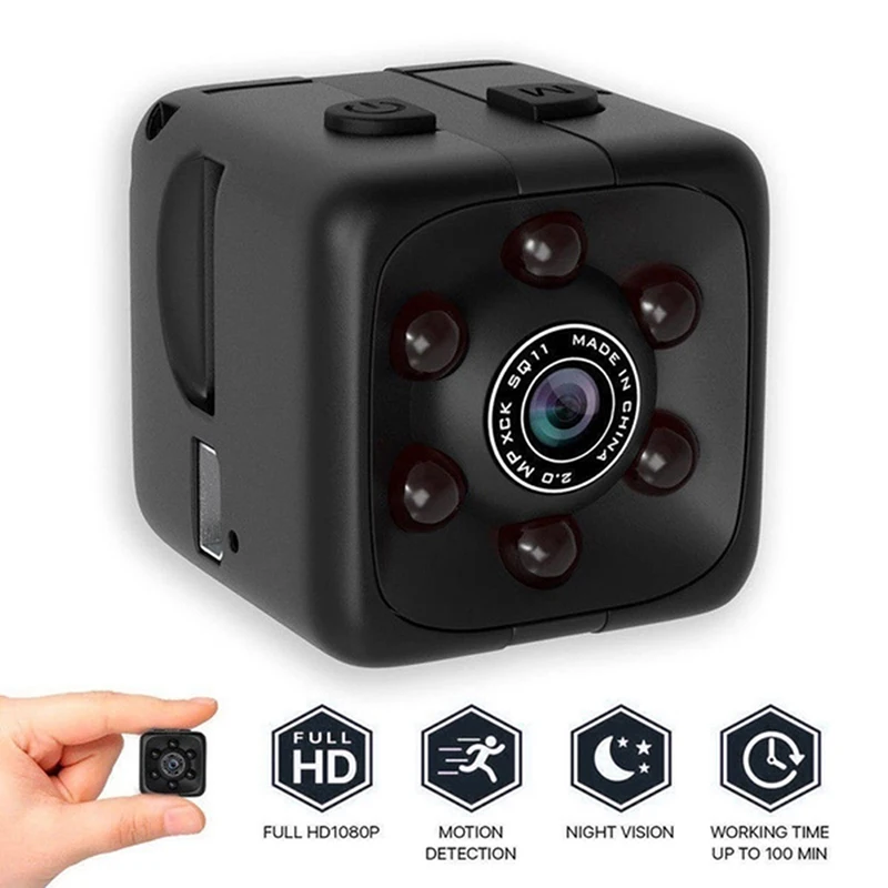 SQ11 1080P MiniCamera Deporte DV de Infrarrojos de Visión Nocturna de la Cámara del Coche de Vídeo Digital DV 0