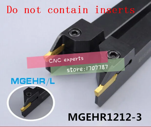 MGEHR1212-3 Portaherramientas 12*12*100MM de torneado CNC de portaherramientas, Externo Ranurar herramientas de torneado, Tornos en herramientas de corte 0