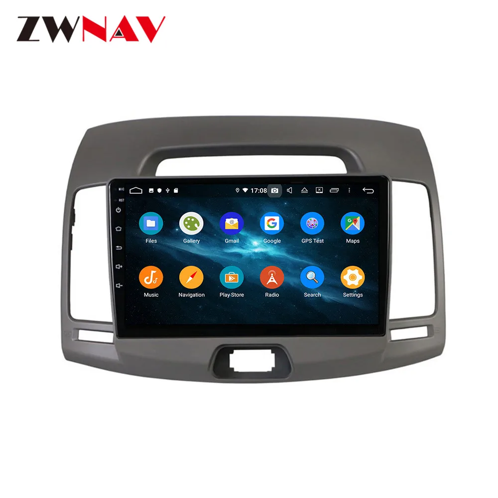 2 din pantalla IPS Android 9.0 Coche reproductor Multimedia Para Hyundai Elantra 2006-2012 car audio radio estéreo GPS navi Wifi jefe de la unidad de 0