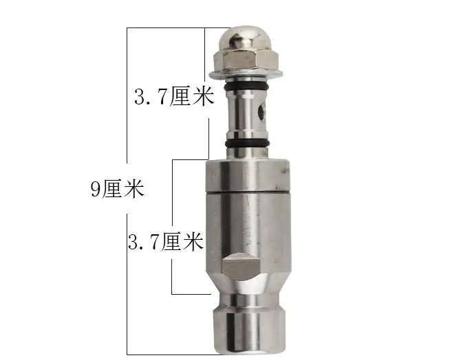 De carga de GNC de conversión rápida conector de carga Inflable de la válvula de giro pequeño gran boquilla de aire con tapón de goma 0