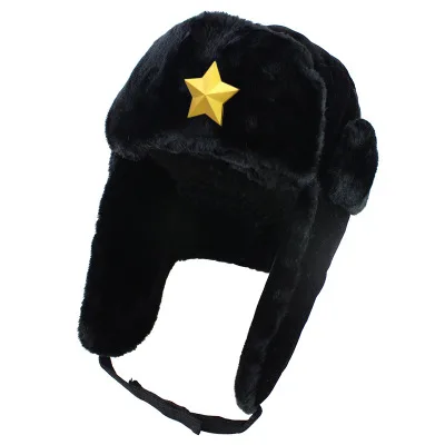 2020 nuevo ejército Soviético insignia de Lei Feng sombrero ruso sombrero caliente a prueba de viento e impermeable de los hombres y las mujeres al aire libre sombrero grueso orejeras 0