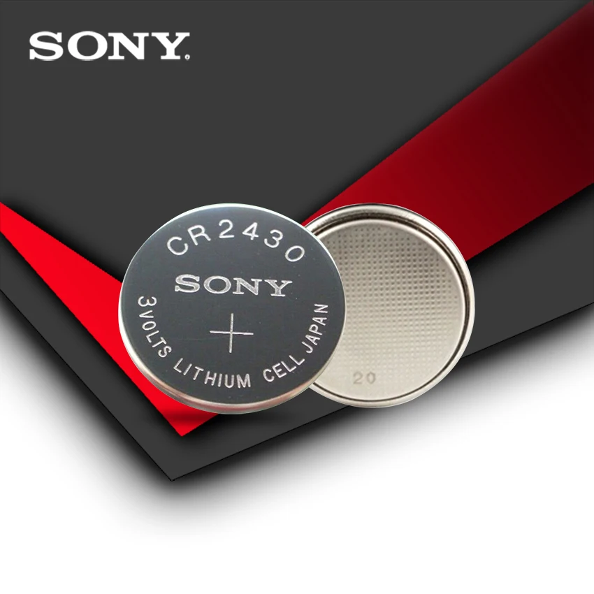 2pc/lot Sony Original CR2430 CR 2430 3V Botón de Litio de la Batería de Celda de Moneda de Baterías Para Relojes,relojes,audífonos 0