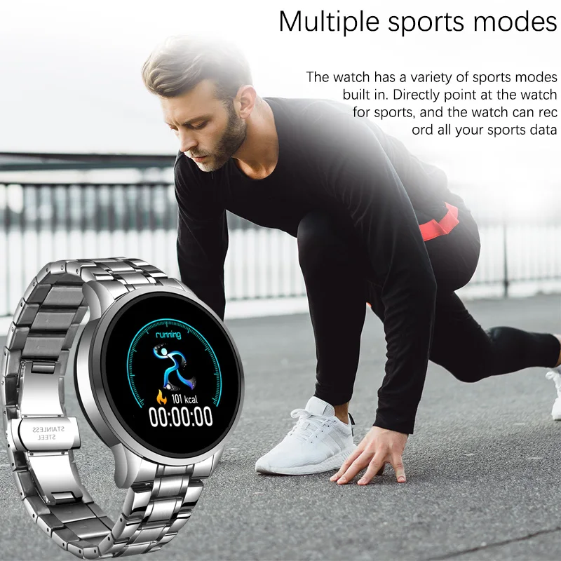 LIGE 2020 la Nueva Smart Reloj de los Hombres del Deporte Multifunción Heart Rate monitor de Presión Arterial Impermeable Smartwatch Información Recordatorio 0
