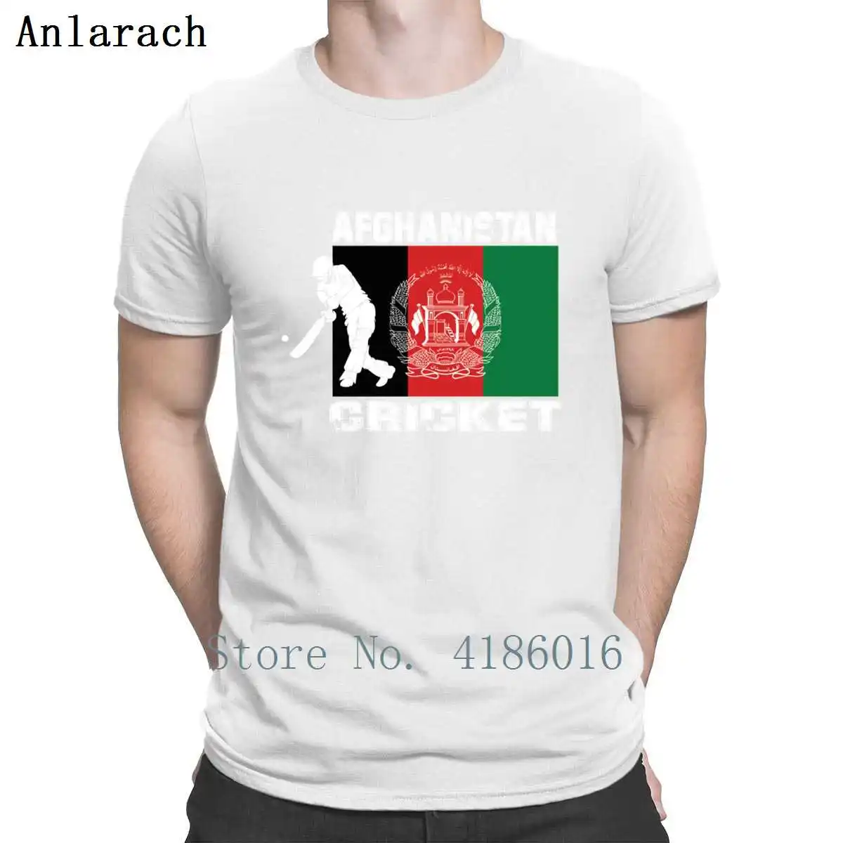 Afgano Equipo De Cricket De Regalo Afganistán Camiseta De Regalo Natural Transpirable De Algodón Traje De Primavera De Cuello Redondo De Impresión De La Camisa 0
