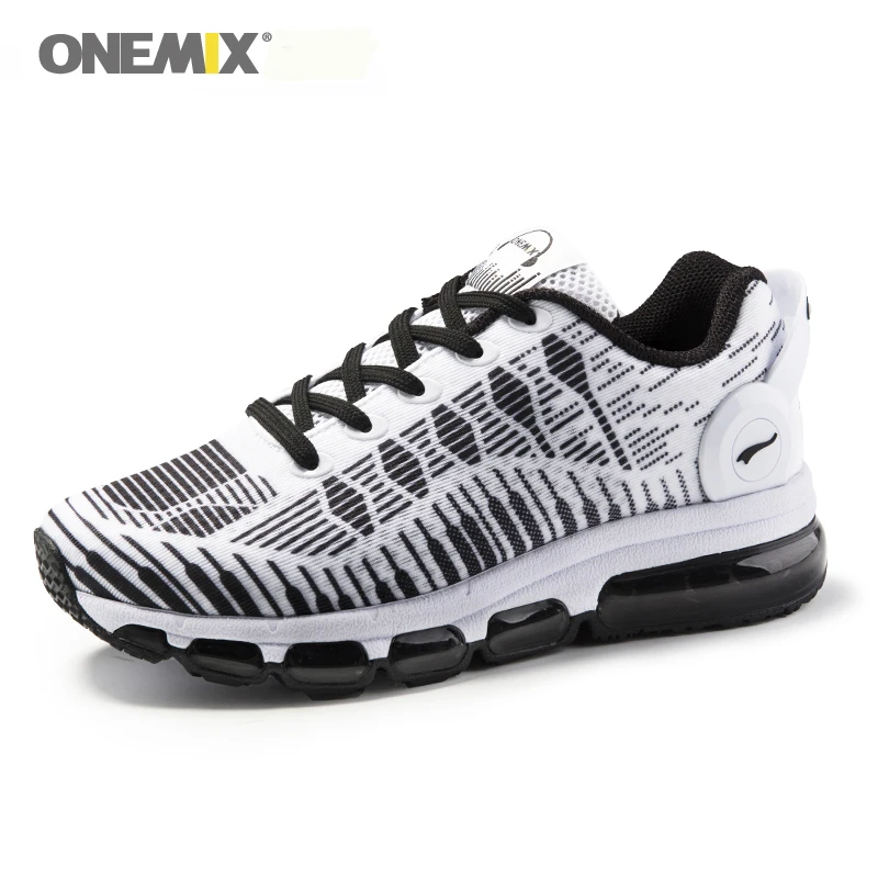 Nueva Onemix Cojín de Aire para Hombre Zapatillas para Mujer deporte zapatos para andar ligeros de malla transpirable vamp anti-skid zapatillas de deporte al aire libre 0