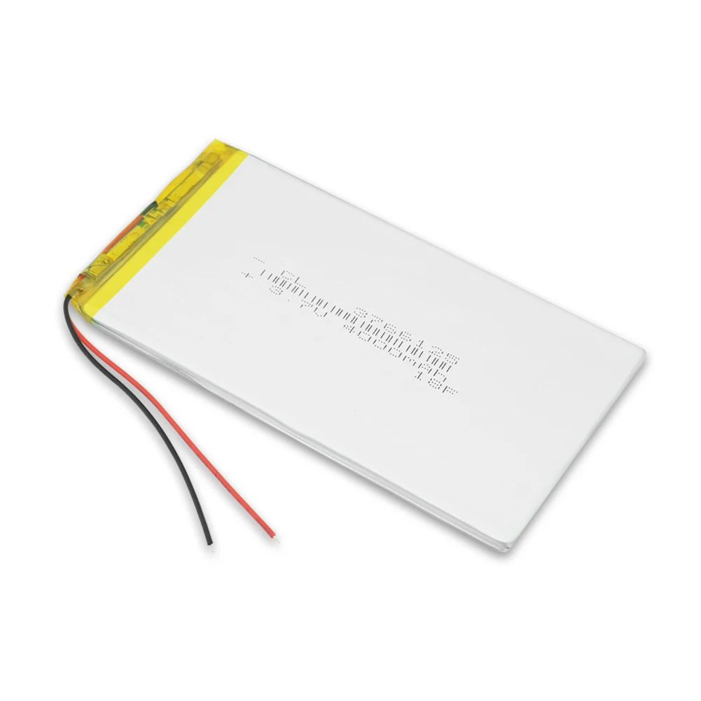 1/2/4pcs 2020 Nuevas 3.7 V Voltaje de 4000mAh batería Recargable de 3766125 Batería de Polímero de Litio 125x66x3.7mm Para GPS de la Tableta del ordenador Portátil de la E-libro 0
