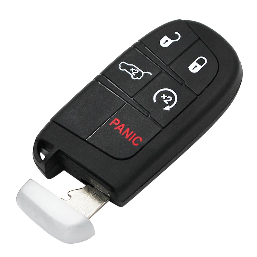 Nuevo Sin llave 5 botones Smart Remote Caso de la Clave para Dodge Journey Cargador de Dart de Durango para chrysler 300 para Jeep 4 Botones+1 0