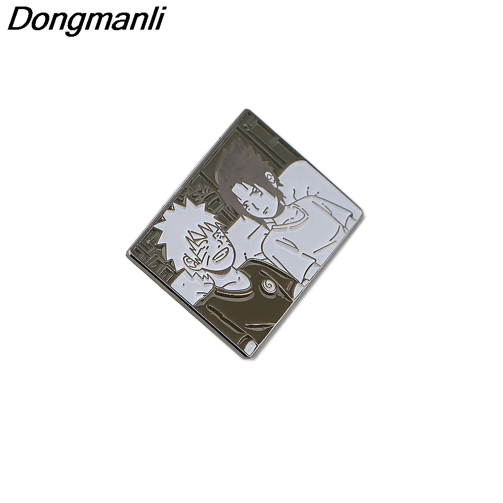 BG474 Dongmanli Anime Figuras Esmalte Pines Broches Mujeres Hombres Mochila Bolsas Insignias de Cuello de Solapa de la Decoración de la Joyería 0