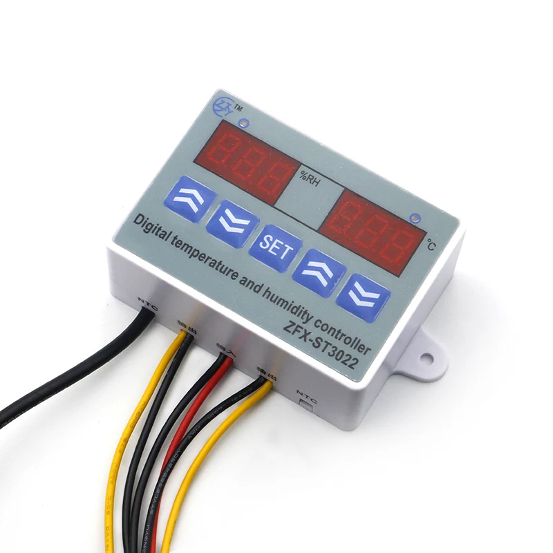 ZFX-ST3022 pantalla digital regulador de temperatura inteligente de humidificación y deshumidificación de efecto invernadero de la incubación 0