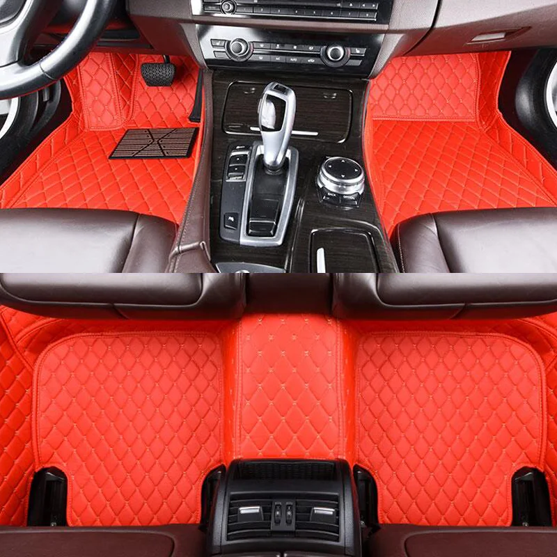 Coche alfombras de Piso Para el Subaru XV 2012 2013 2016 2017 Cuero Alfombras Alfombras Dash Cubre Interiores de Automóviles Accesorios 0