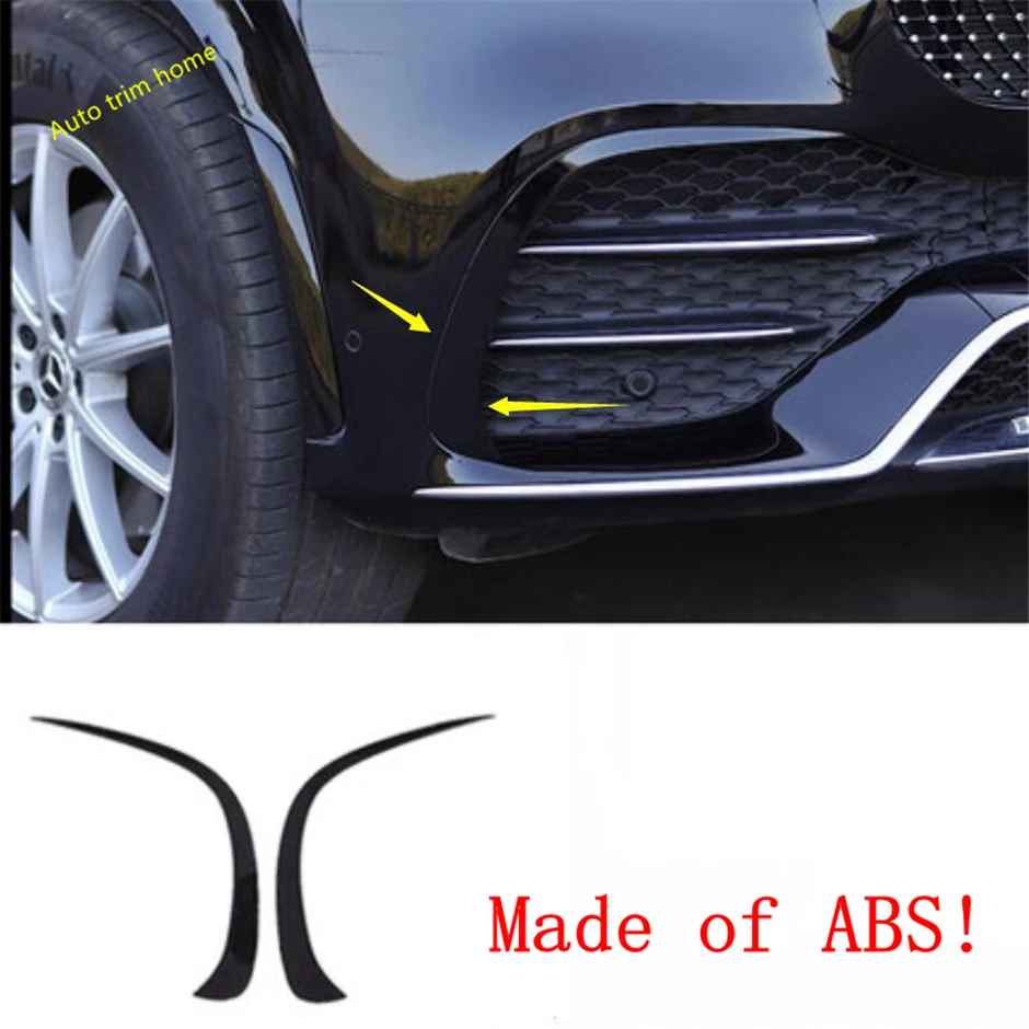Lapetus Delanteros / Traseros Luces de Niebla de la Lámpara del Párpado de la Ceja de la Tapa de ajuste Para el Mercedes-Benz GLE Gle320 450 W167 2020 ABS Auto Accesorios 0